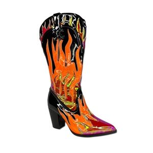 YRU Space Cowgirl Black and Orange